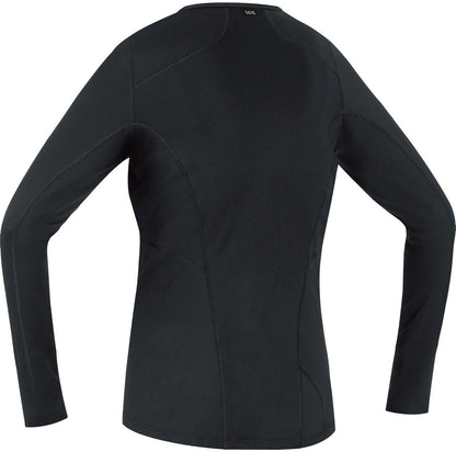 Gorewear M Base Layer Long Sleeve Shirt - Black Womens Medium