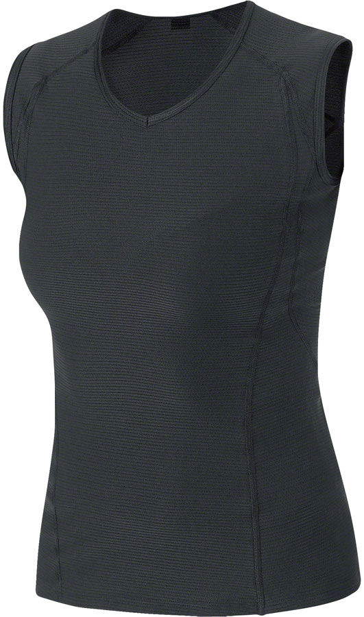 Gorewear M Base Layer Sleeveless Shirt - Black Womens Medium