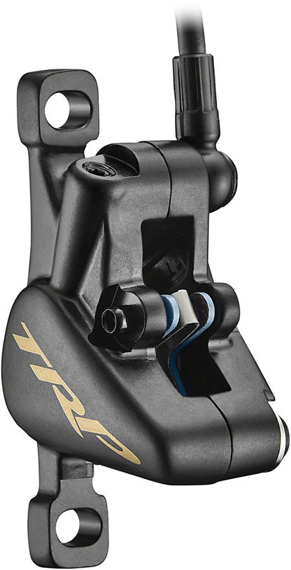 TRP EVO X HD-M9020 Disc Brake Lever - Right/Front Rear 1900mm Hose Post Mount 2-Piston Gold