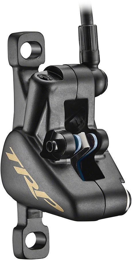 TRP EVO X HD-M9020 Disc Brake Lever - Left/Front Rear 1900mm Hose Post Mount 2-Piston Gold