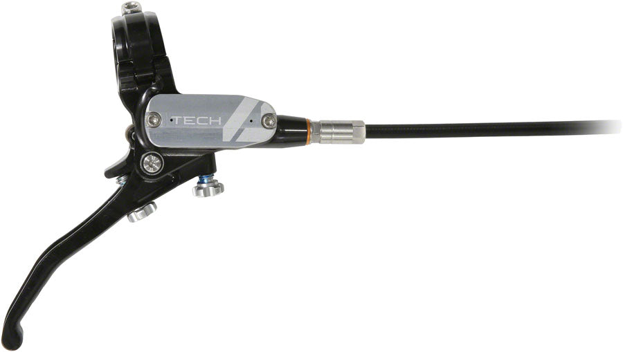 Hope Tech 4 E4 Disc Brake and Lever Set - Rear Hydraulic Post Mount Silver