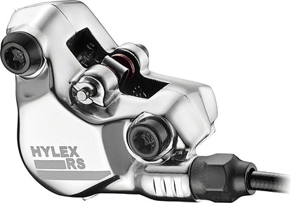 TRP Hylex RS Disc Brake Lever - Left Hand Lever Hydraulic Flat Mount Gum/Silver
