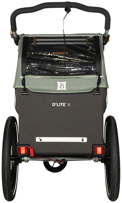 Burley DLite X Child Trailer - Single Sage Green