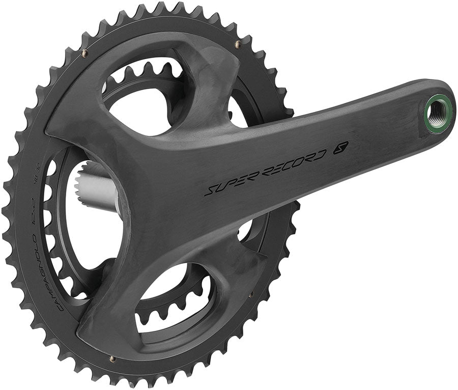 Campagnolo Super Record S Wireless Crankset - 165mm 12-Speed 52/36t Campy 121/88 Asym BCD Ultra Torque Spindle Carbon