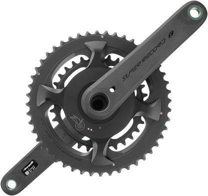 Campagnolo Super Record S Wireless Power Meter Crankset - 170mm 12-Speed 52/36t Campy 121/88 Asym BCD Ultra Torque Spindle Carbon