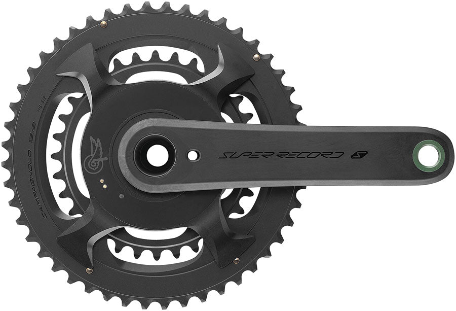 Campagnolo Super Record S Wireless Power Meter Crankset - 172.5mm 12-Speed 52/36t Campy 121/88 Asym BCD Ultra Torque Spindle Carbon
