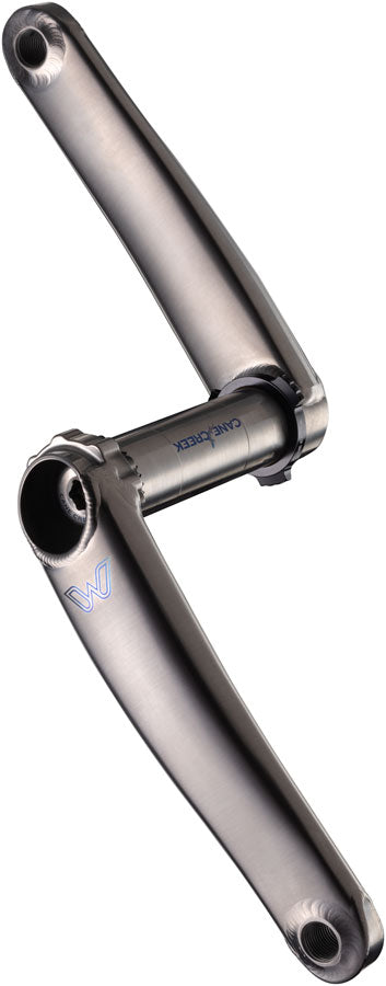 Cane Creek eeWings All-Road Titanium Crankset - 170mm 8-Bolt Direct Mount 30mm Spindle Brushed Titanium