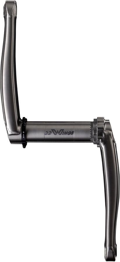 Cane Creek eeWings Mountain Titanium Crankset - 160mm 8-Bolt Direct Mount 30mm Spindle Brushed Titanium