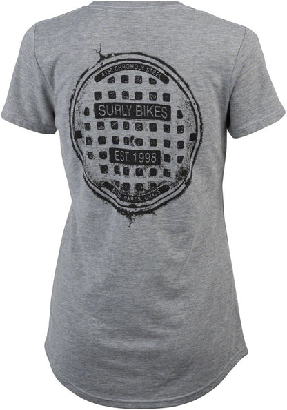 Surly The Ultimate Frisbee Womens T-Shirt - Gray 2X-Large