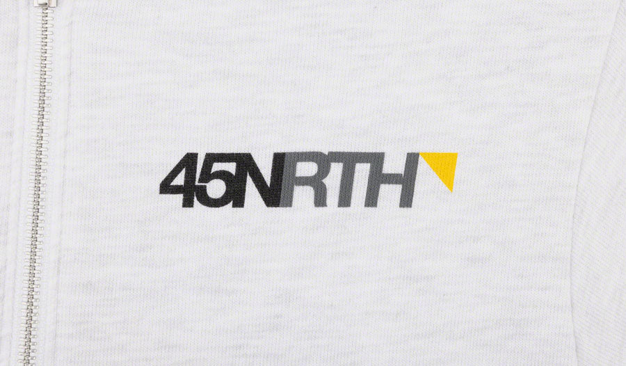 45NRTH Winter Wonder Zip Up Hoodie - Unisex Ash Small