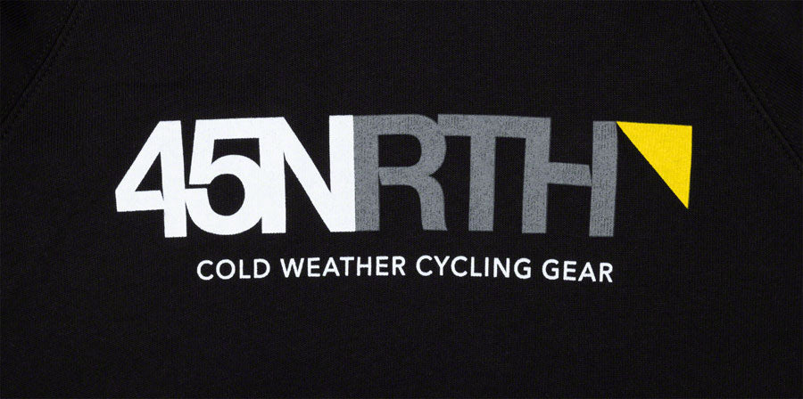 45NRTH Logo Pullover Hoodie - Unisex Black Small