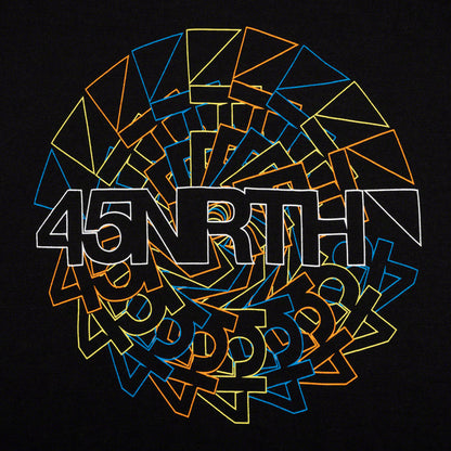 45NRTH Rune Wool T-Shirt - Unisex Black Medium