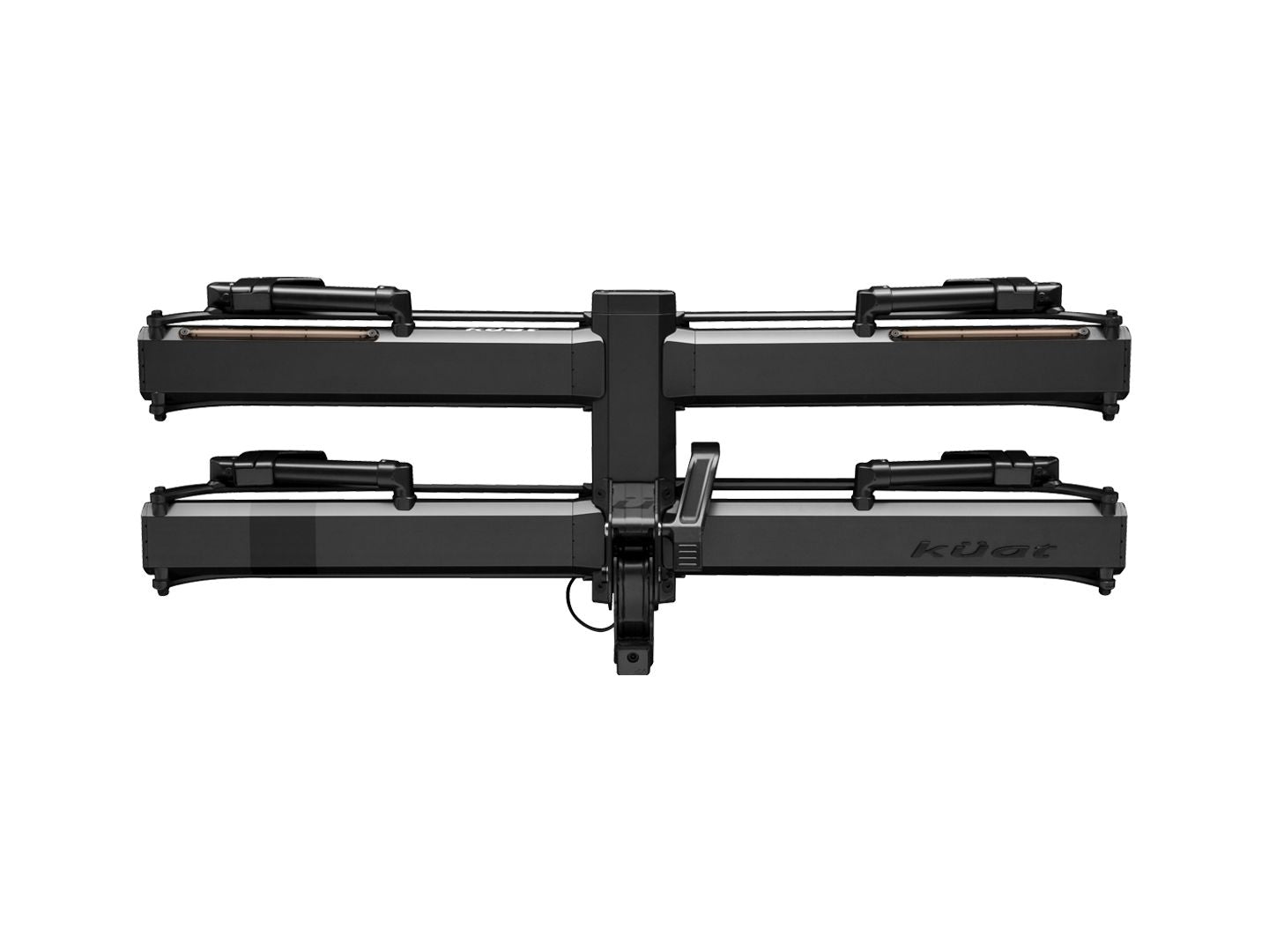 Kuat Piston Pro X Hitch Bike Rack - 2-Bike 2" Receiver LED Lights 4-Pin Plug Kashima Coat Galaxy Gray