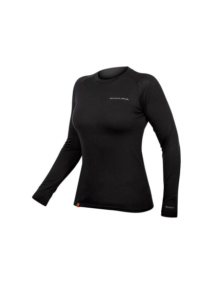 Baselayer Endura BaaBaa Blend Long Sleeve Women Medium Black