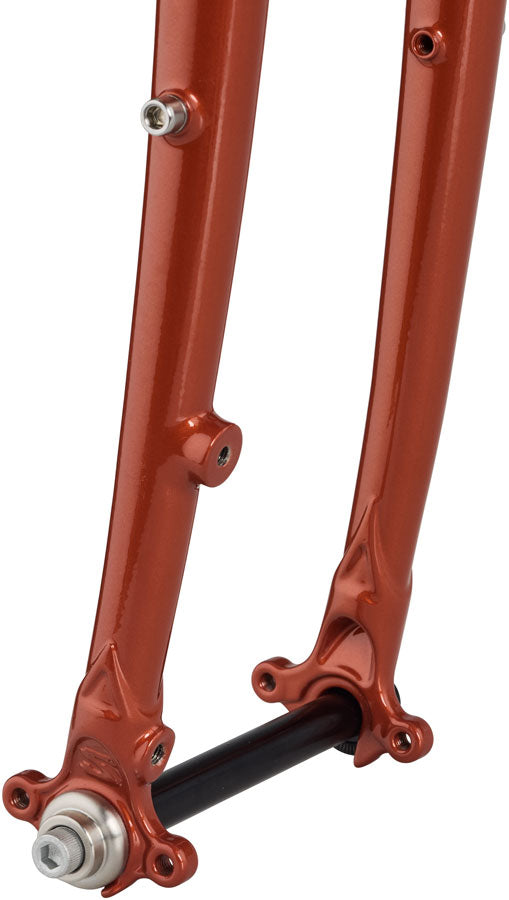 Surly Straggler Thru-Axle Fork - 700c 410mm 1-1/8" Straight Steerer Steel Shaggy Carpet