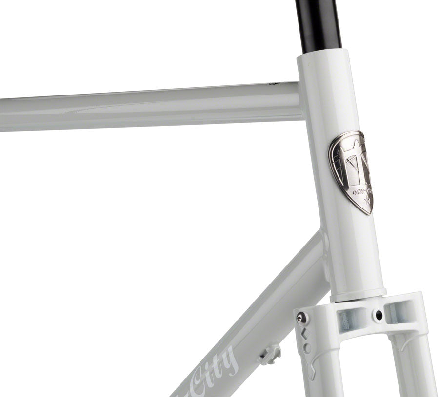 All-City Gorilla Monsoon Frameset - 650b Steel Aqua Seafoam 49cm