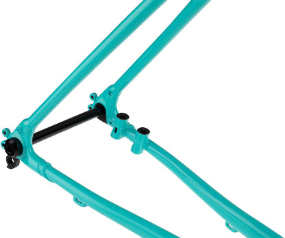 All-City Gorilla Monsoon Frameset - 650b Steel Aqua Seafoam 43cm