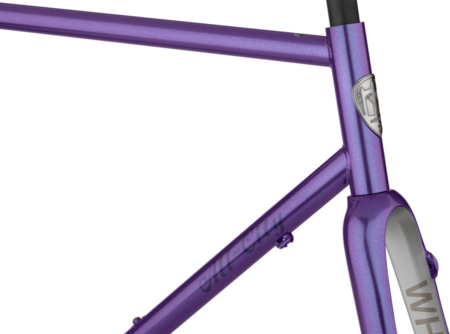 All-City Super Professional Frameset - 700c / 650b Steel Hollywood Violet 61cm