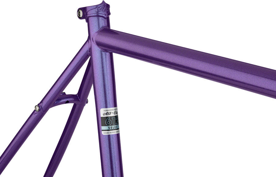 All-City Super Professional Frameset - 700c / 650b Steel Hollywood Violet 61cm