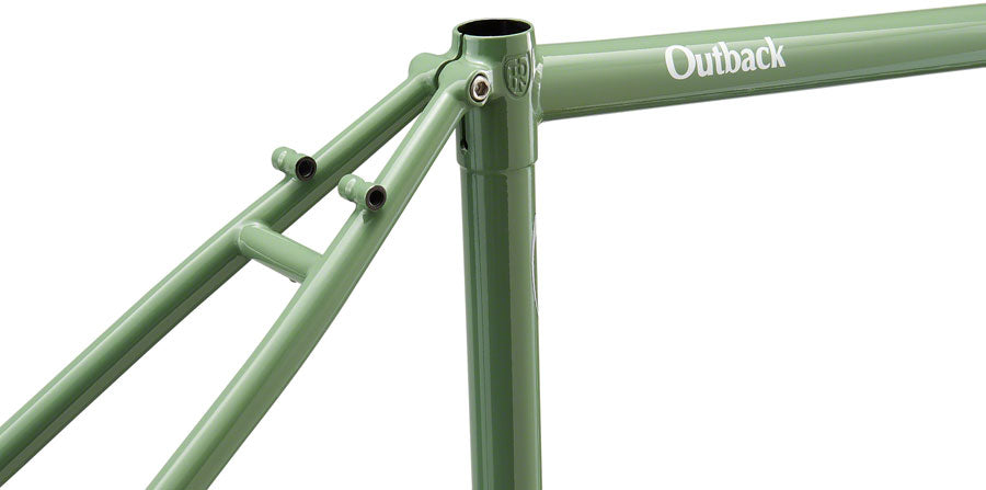 Ritchey Outback Frameset - 700c/650b Steel Winter Sage Small