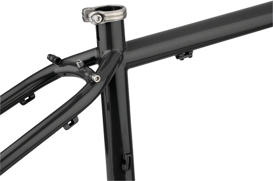 Surly Karate Monkey Frameset - 27.5" Steel Hi-Viz Black X-Large