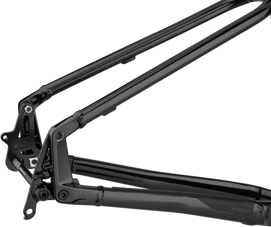 Salsa Timberjack Frame - 29/27.5" Aluminum Black Medium