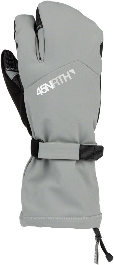 45NRTH 2024 Sturmfist 3 Gloves - Glacial Grey Lobster Style X-Large