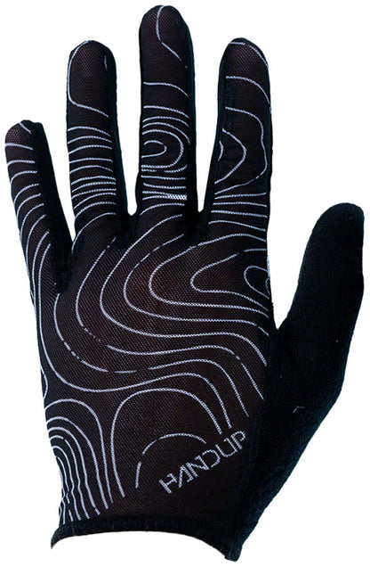 Handup Vented Gloves - Topo Map Black XSmall