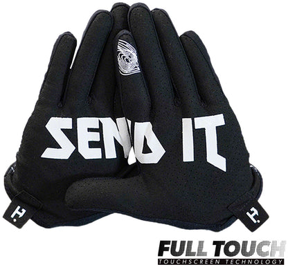Handup Vented Gloves - Topo Map Black XLarge