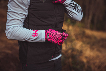 Muc-Off Summer Lightweight Mesh Rider Gloves - Pink Xlarge