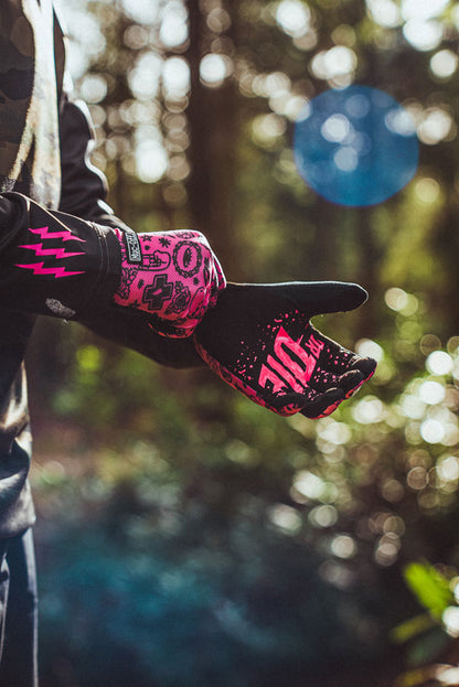 Muc-Off Summer Lightweight Mesh Rider Gloves - Pink Medium