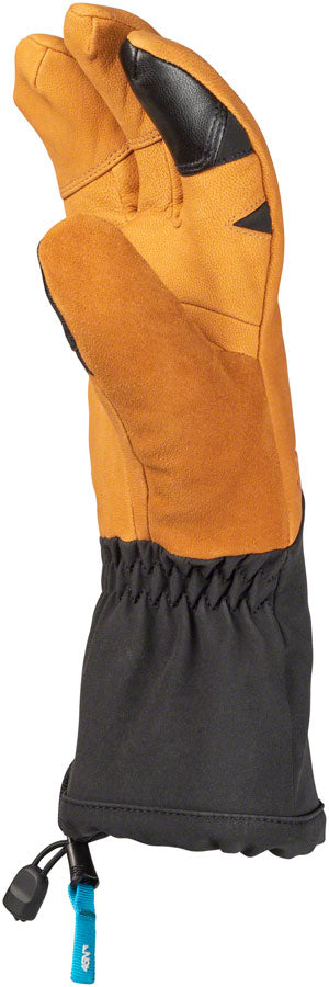 45NRTH 2023 Sturmfist 4 LTR Leather Gloves - Tan/Black Lobster Style X-Large