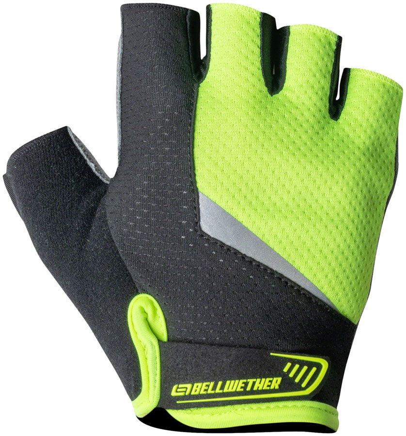 Bellwether Ergo Gel Gloves - Hi-Vis Short Finger Mens Small