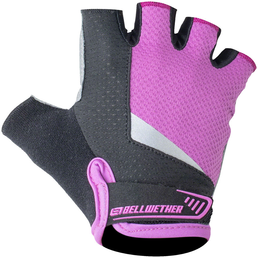Bellwether Ergo Gel Gloves - Purple Short Finger Womens Small