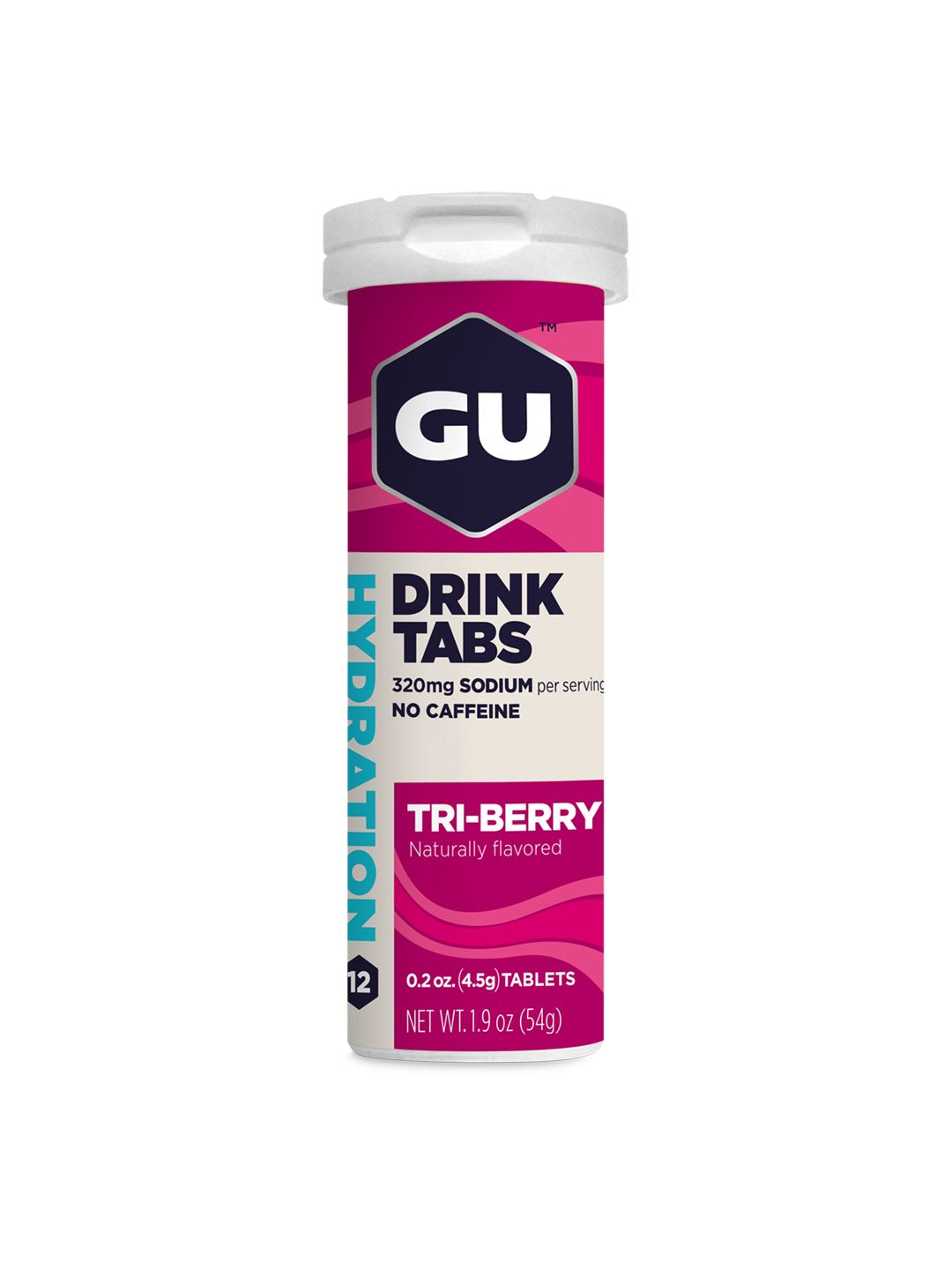 Supplement GU Hydration Tabs Tri-Berry 8 Tube Box