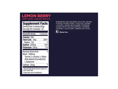 Supplement GU Roctane Drink Lemon Berry 24 Serving