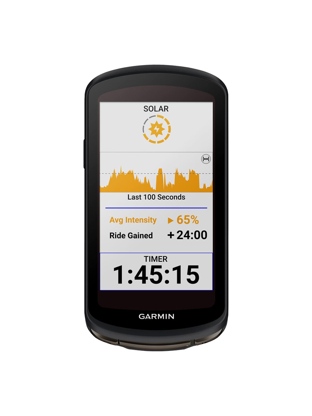 Garmin Edge 1040 Solar Bike Computer - GPS Wireless Black