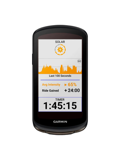 Garmin Edge 1040 Solar Bike Computer - GPS Wireless Black
