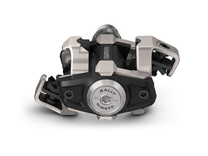 Garmin Rally XC100 Power Meter Pedals - Dual Sided Clipless Alloy 9/16" BLK Pair Single-Sensing Shimano SPD
