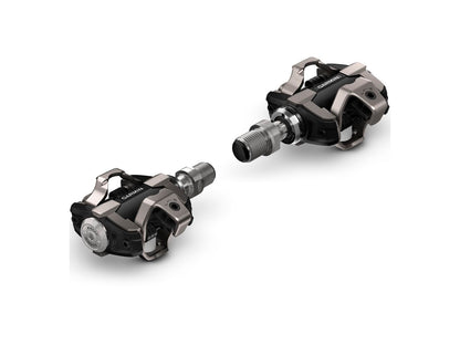 Garmin Rally XC100 Power Meter Pedals - Dual Sided Clipless Alloy 9/16" BLK Pair Single-Sensing Shimano SPD
