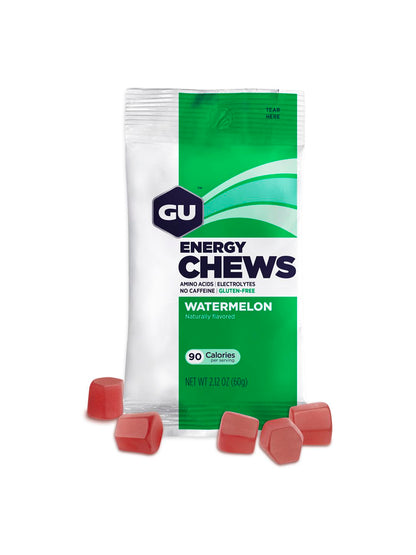 Supplement GU Energy Chews Watermelon 12 Pack/Box