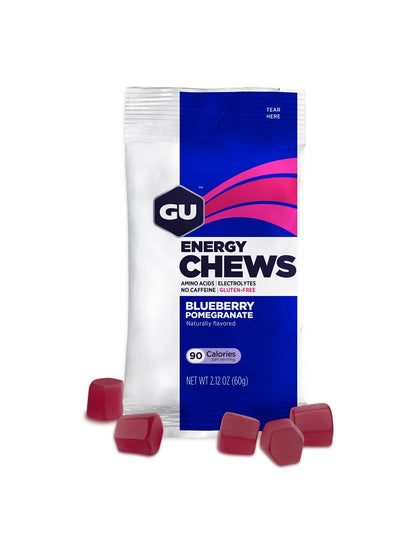 Supplement GU Energy Chews Blueberry Pomegranate 12 Pack/Box