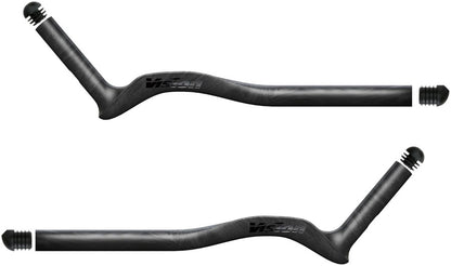 Vision Speed Extensions 400mm Length J-Bend Shape Aero Bar Add-on – Carbon