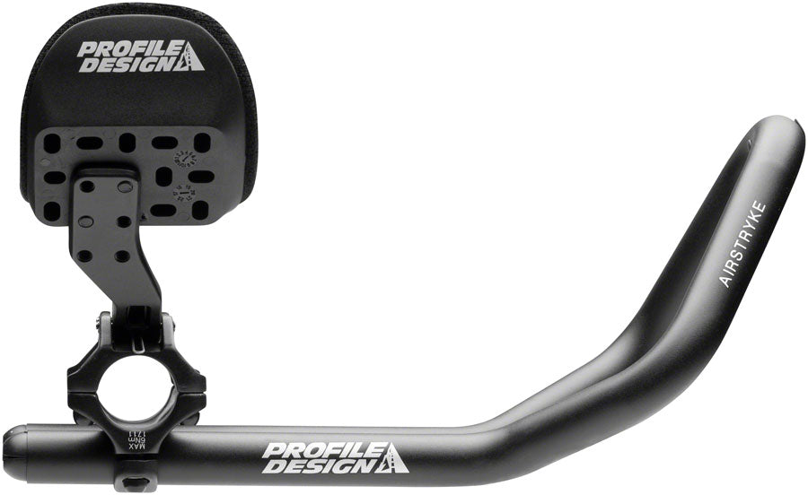 Profile Design Airstryke II Aluminum Aerobar Ergo Armrest L2 Flip-Up Bracket Matte BLK