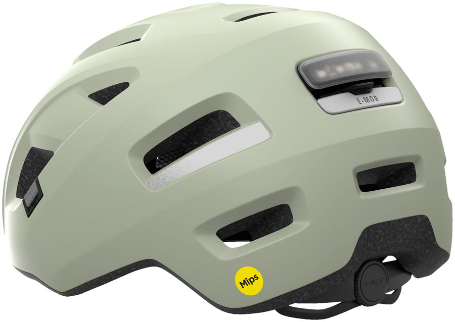 MET E-Mob MIPS Helmet - Moss Gray/Matte Small