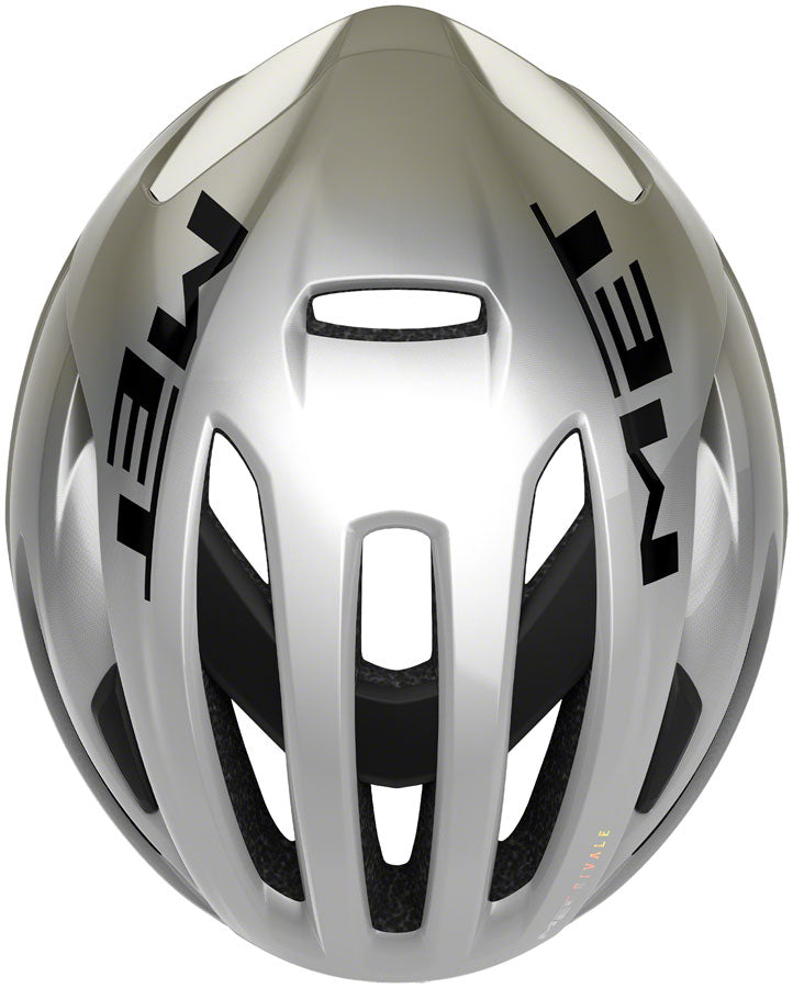 MET Rivale MIPS Helmet - Silver Gray/Glossy Small