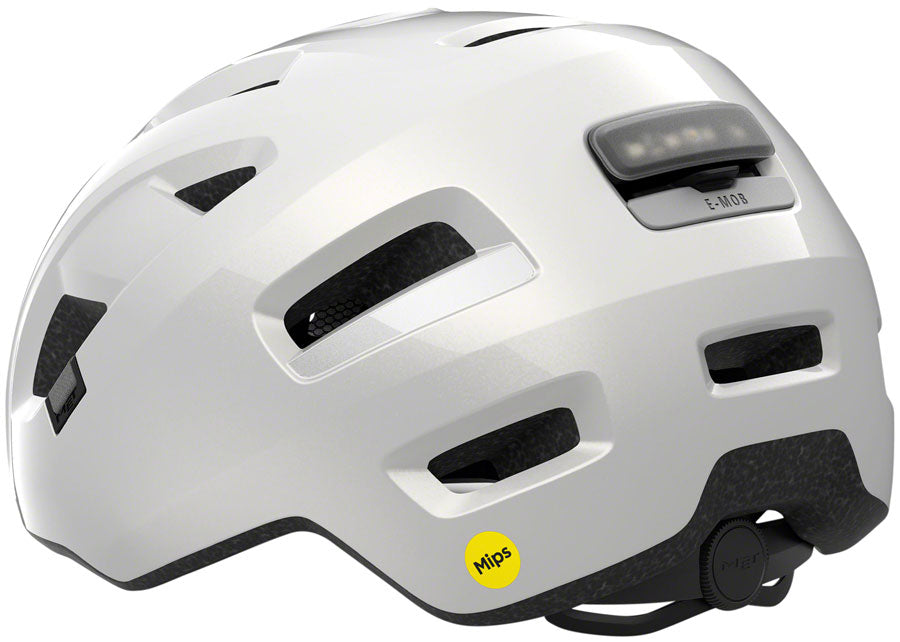 MET E-Mob MIPS Helmet - White Gloss Medium