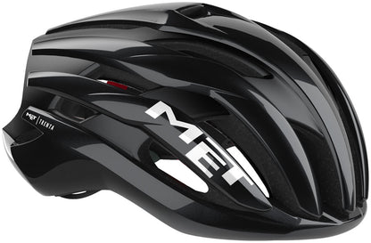 MET Trenta Helmet - Black/Red Gloss Small