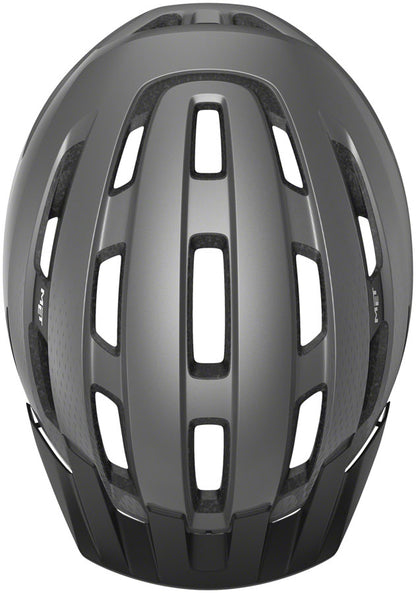 MET Downtown Mips Helmet - Gray Glossy Large