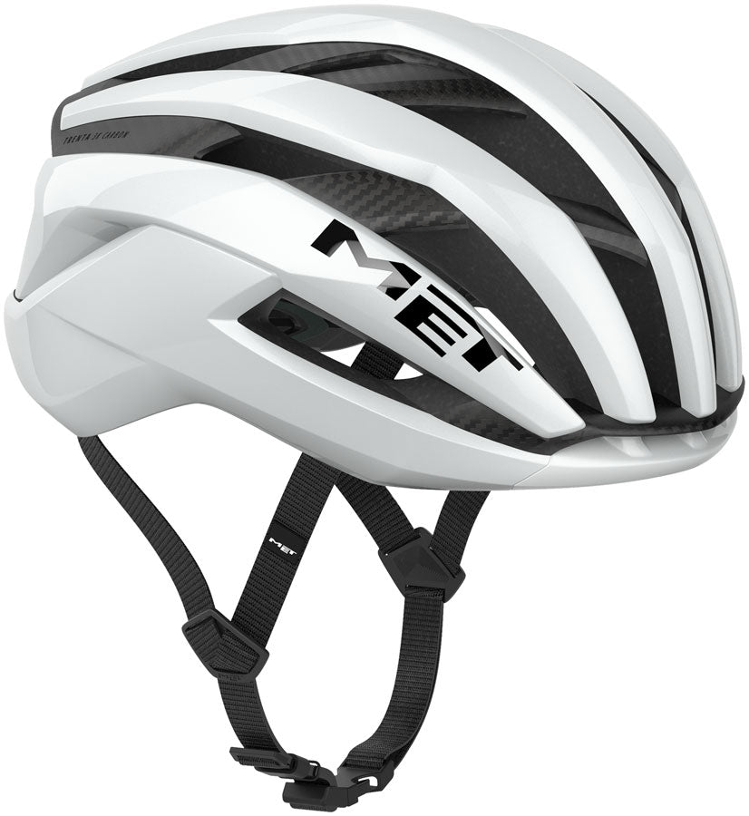 MET Trenta 3K Carbon Helmet - White Gloss Medium